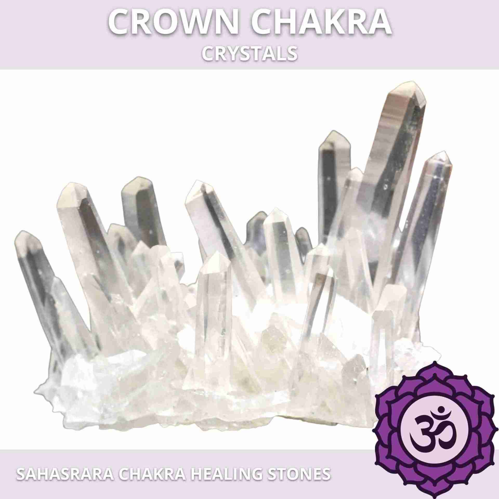 Crown-Chakra-Crystals- Sahasrara-Stones