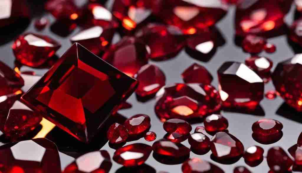 Garnet gemstone
