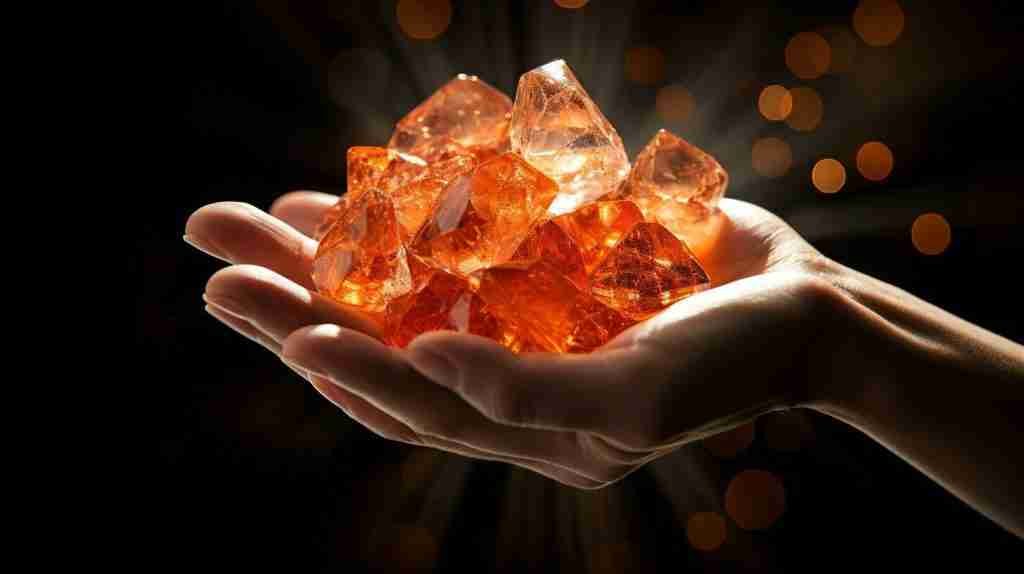 Orange Crystals for Success Orange Crystals for Success