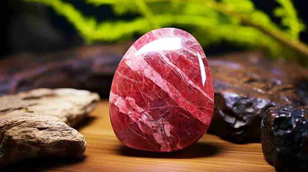 Red Rhodonite Crystal