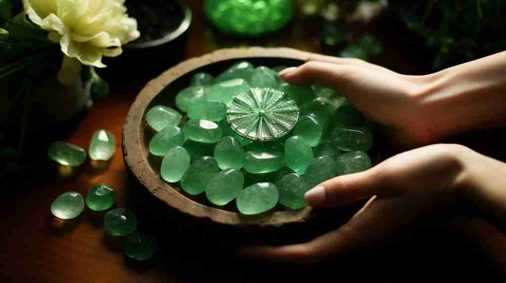 activate luck with green aventurine