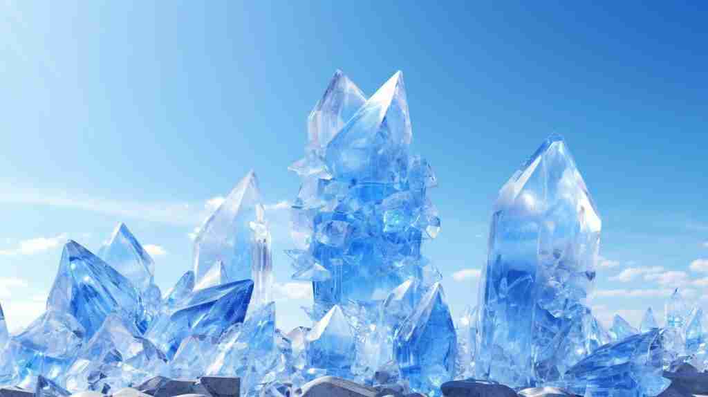 blue crystals for communication