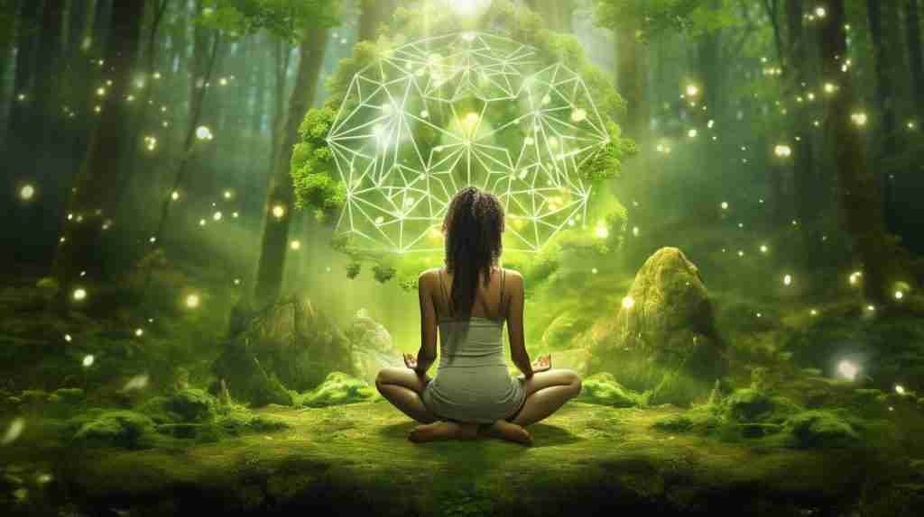 healing the heart chakra with green crystals
