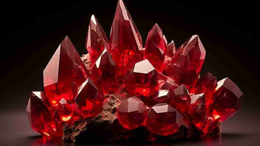 red crystals for motivation and success