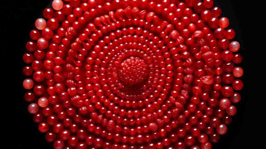 red crystals for physical and emotional healing