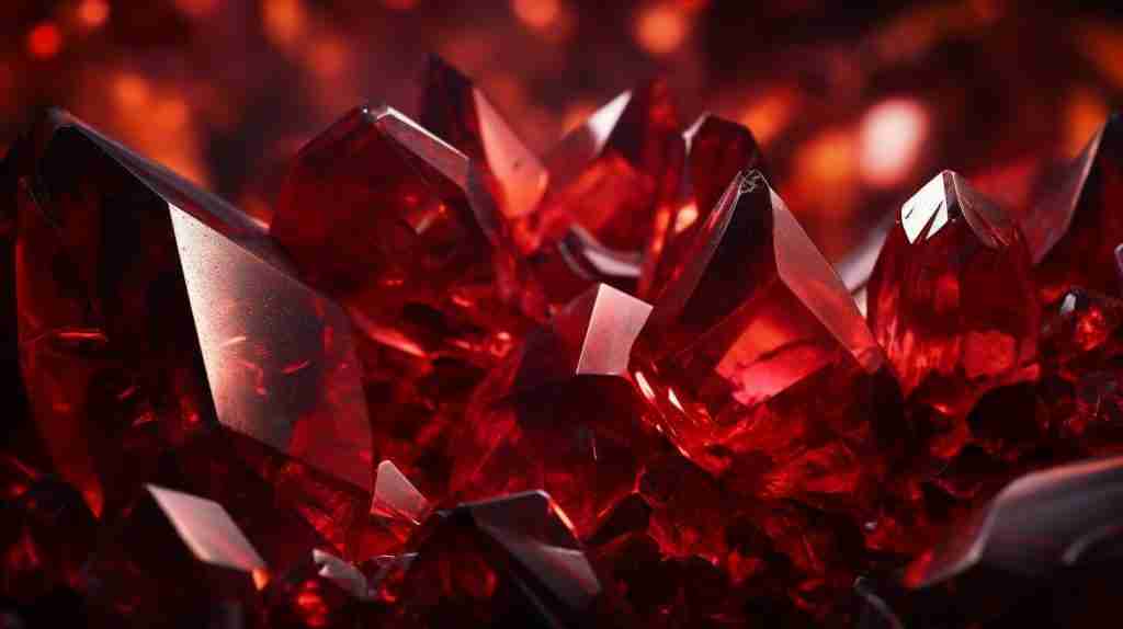 red crystals for success