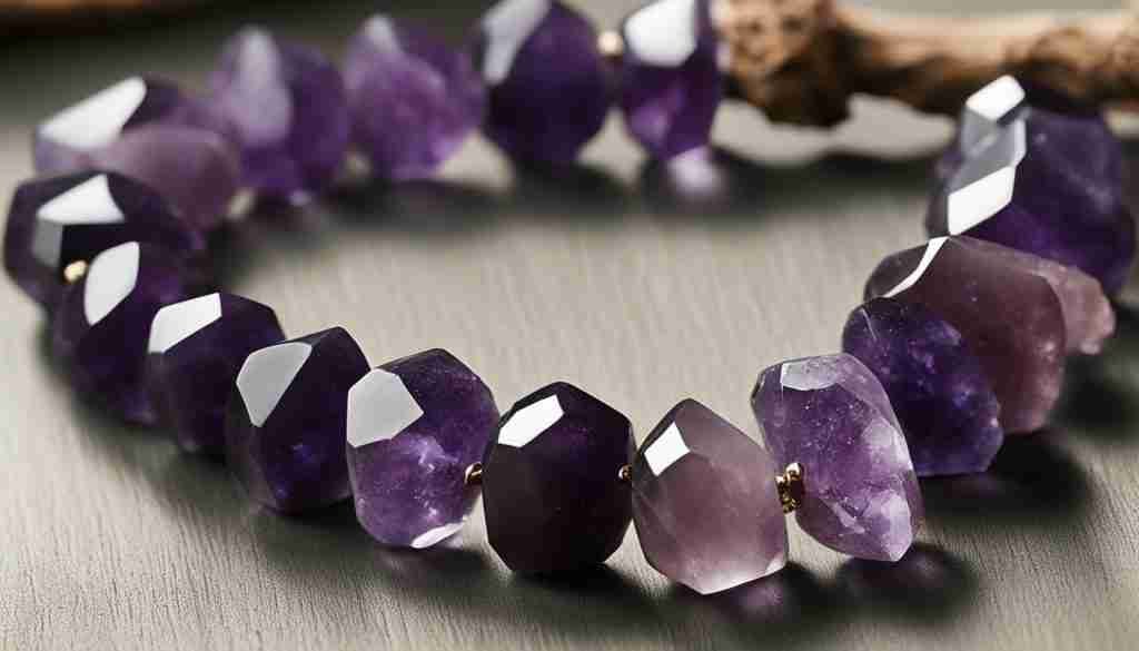 Amethyst, Aventurine, and Smoky Quartz crystals