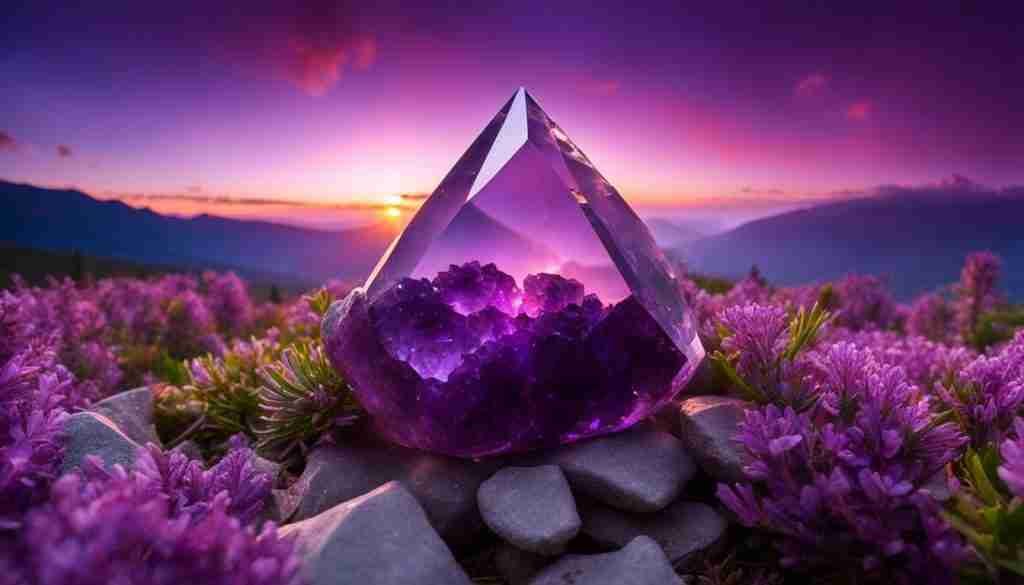 Amethyst crystal Amethyst crystal