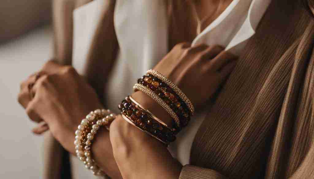 Brown Crystal Jewelry