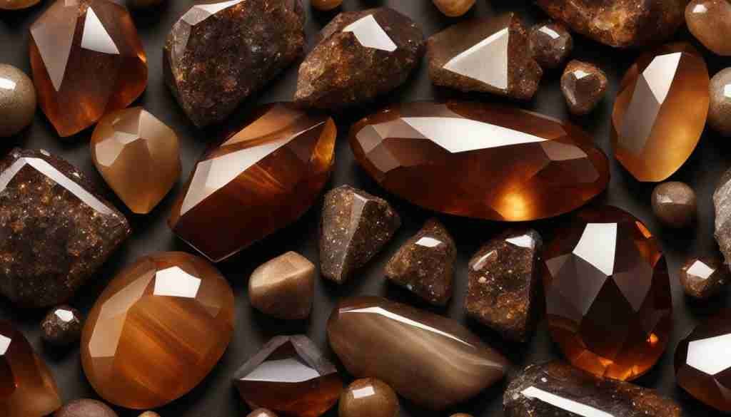 Brown Crystals for Affirmations