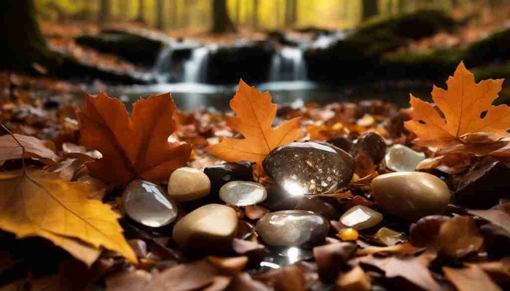 Brown crystals for affirmations