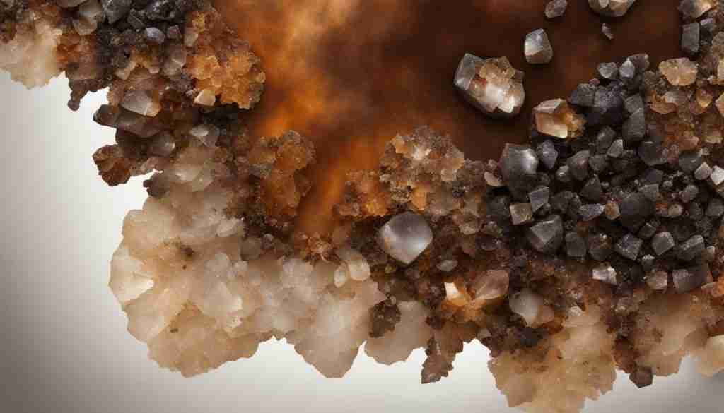 Dendritic Agate and Brown Spinel crystals