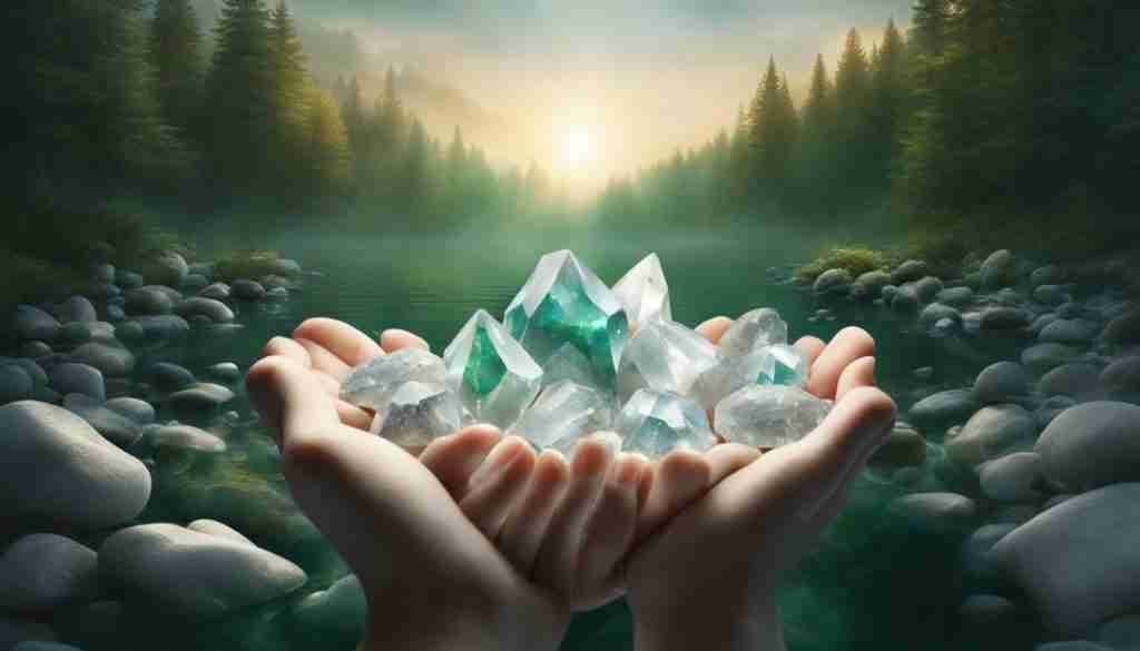 Intention Cleansing with White Crystals