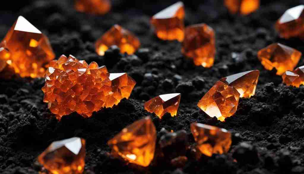 Orange Crystals For Grounding Orange Crystals For Grounding