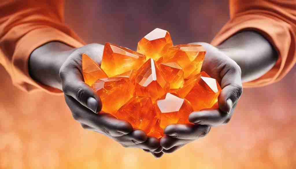 Orange Crystals for Grounding Orange Crystals for Grounding