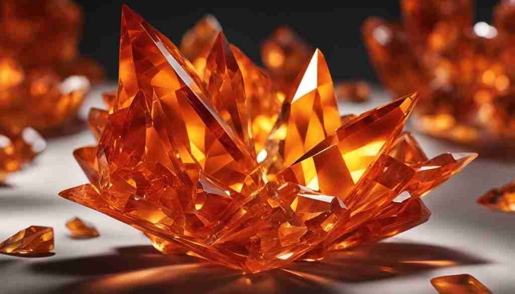 Orange Crystals for Improving Relationships and Attracting Wealth