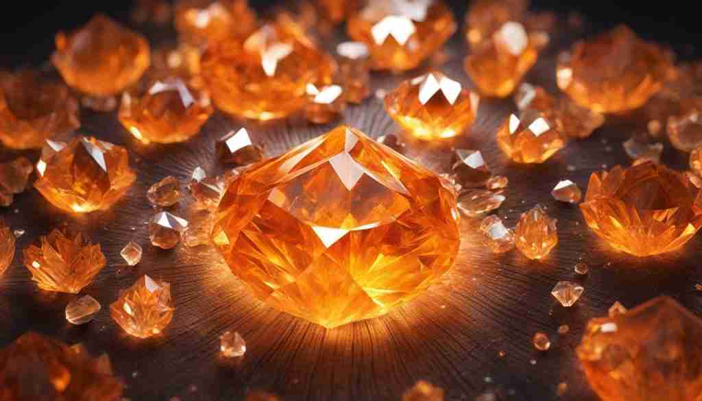 Orange Crystals for Physical Healing