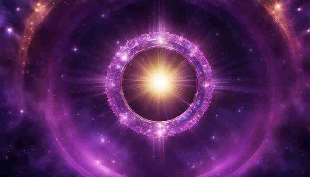 Purple crystals for connection to higher self