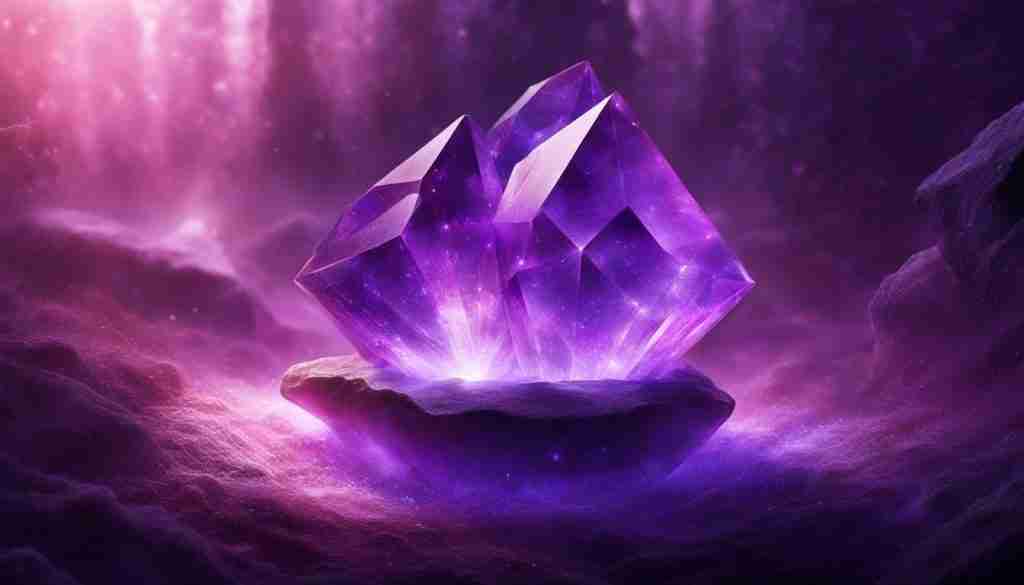 Purple crystals for inner vision and insight