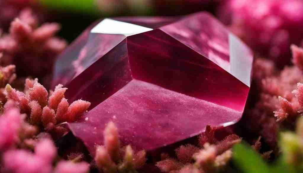 Rhodonite Crystal for Healing Past Wounds