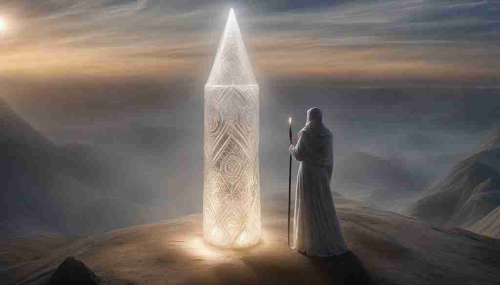 Selenite Connecting with Higher Beings