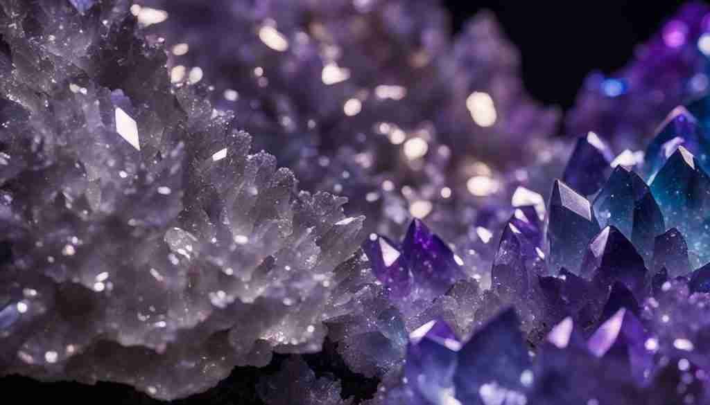 Silver Aura Quartz Geodes