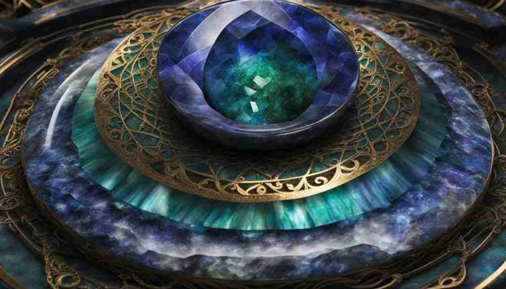 Star Sapphire, Shattuckite, and Seraphinite