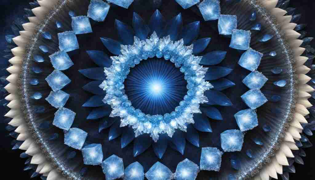 White Crystals for Detoxification and Crown Chakra Healing