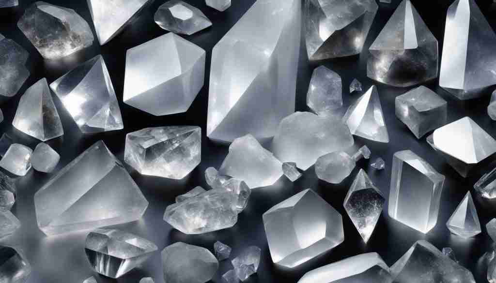 White crystals for aura strengthening