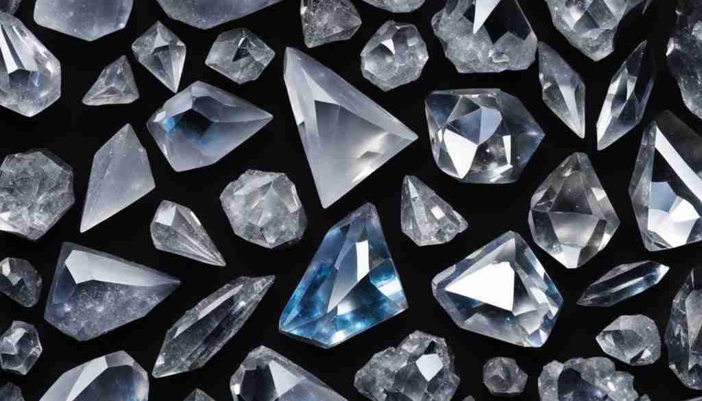 White crystals for spiritual healing