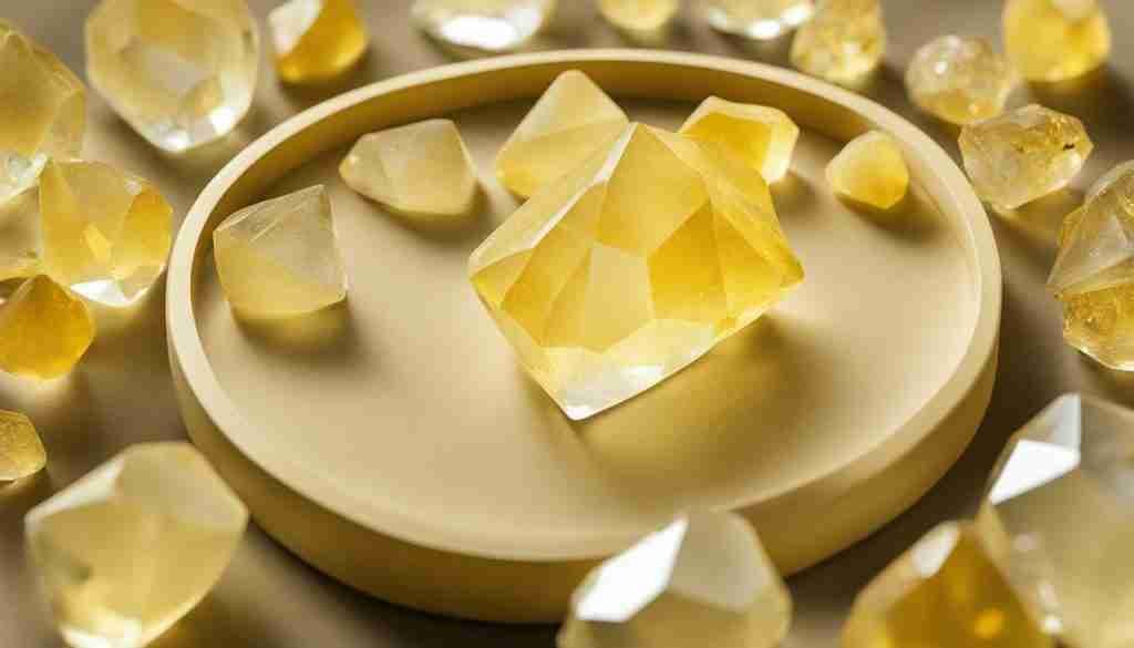 Yellow Crystals for Calming the Nervous System