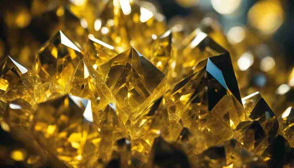 Yellow crystals for mental clarity