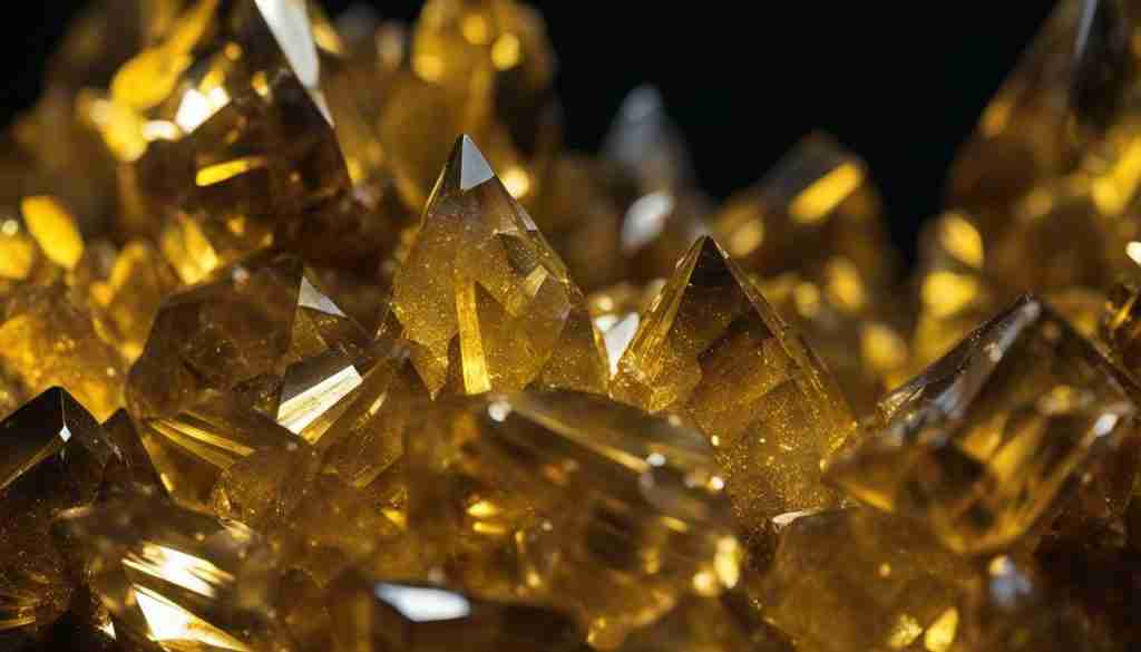 Yellow crystals for mental clarity