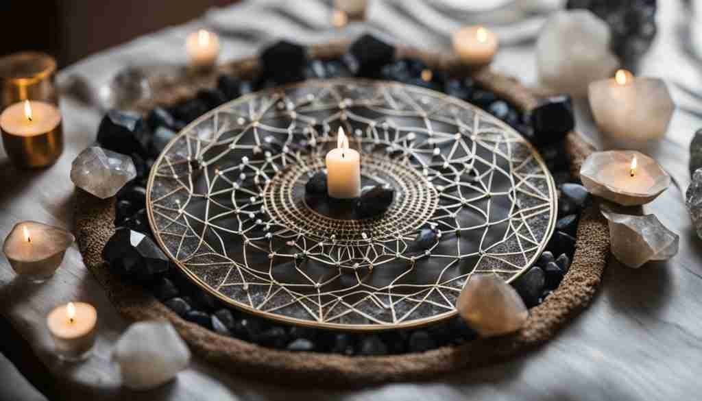 Yin and Yang healing crystals