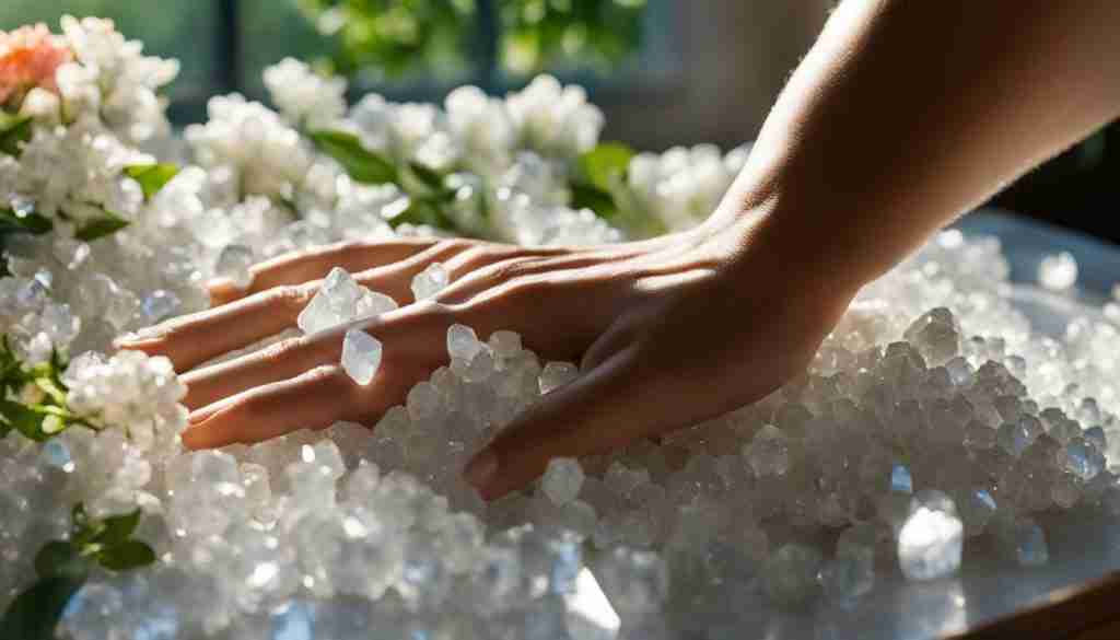 attracting abundance with white crystals attracting abundance with white crystals