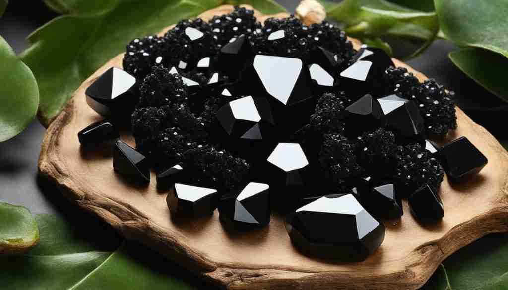 black crystals for purification and detoxification