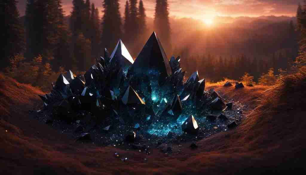 black crystals for recovery