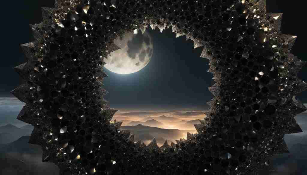 black crystals for shielding