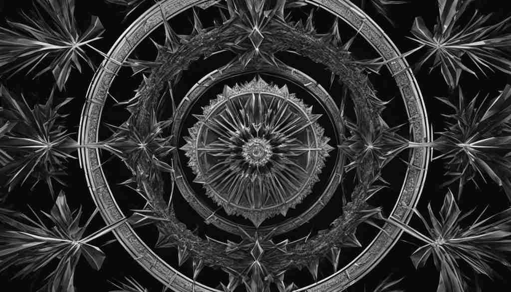 black crystals for shielding