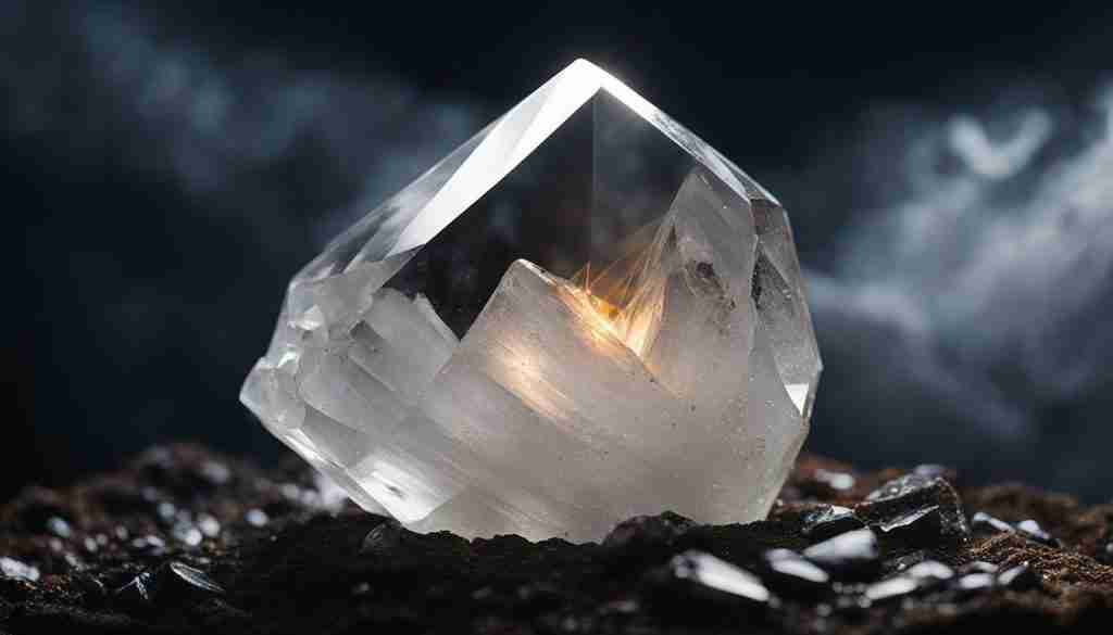 clear quartz crystal