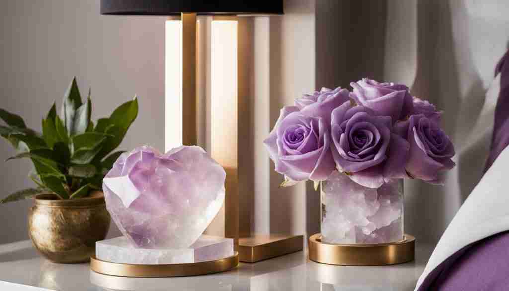 crystal placement in different rooms