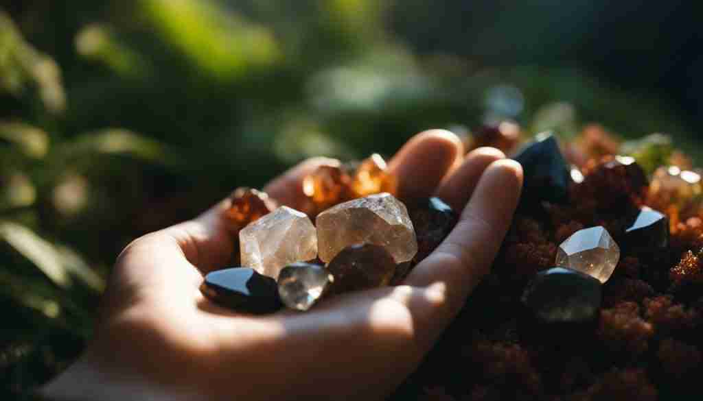 crystals for grounding and mindfulness