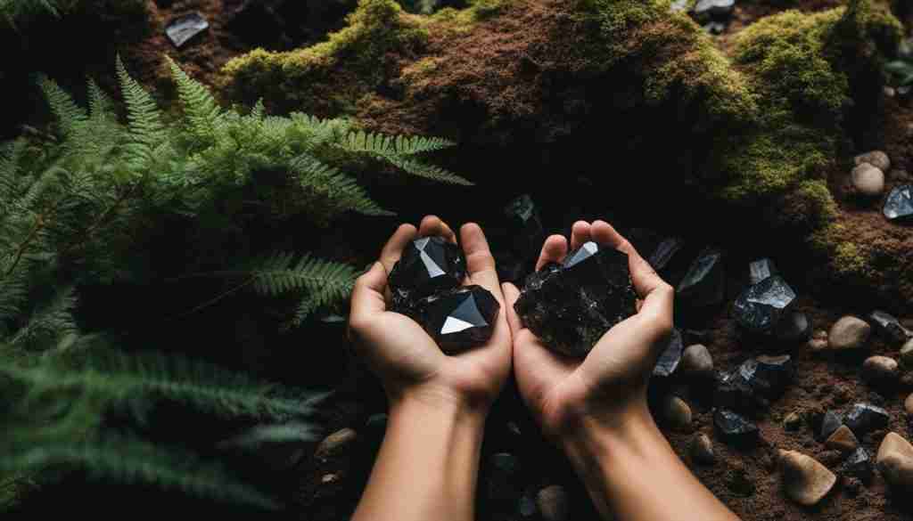 grounding crystals for connecting with the earth