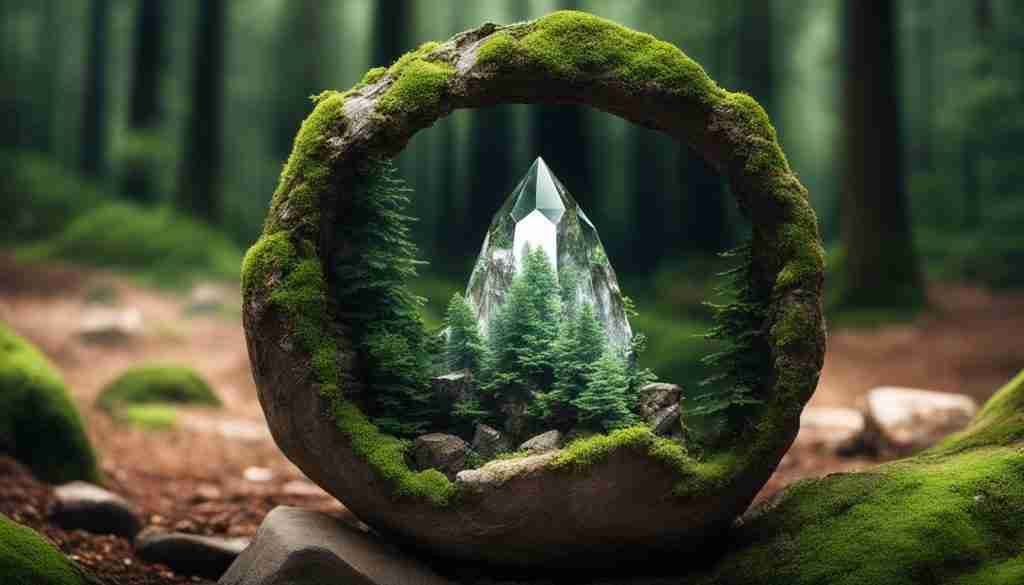 nature grounding crystals