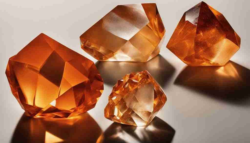 orange crystals for physical healing