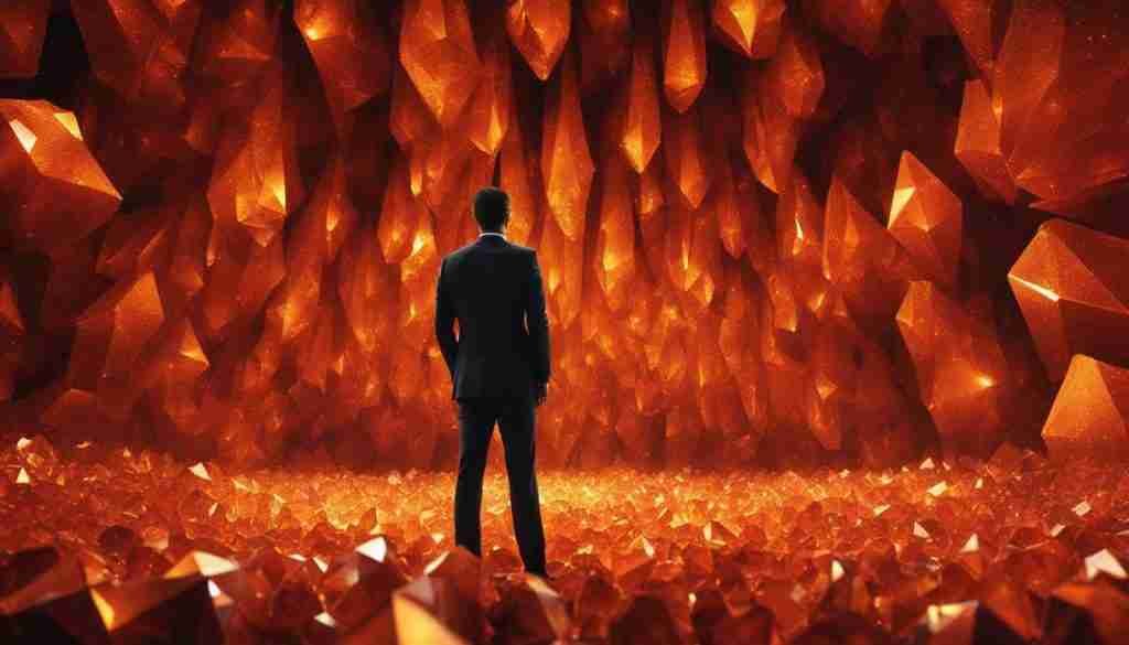 overcoming fears of public speaking with orange crystals