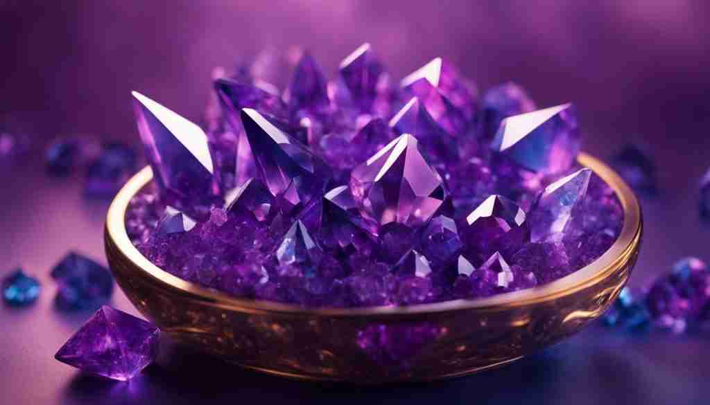 purple crystals for mental clarity