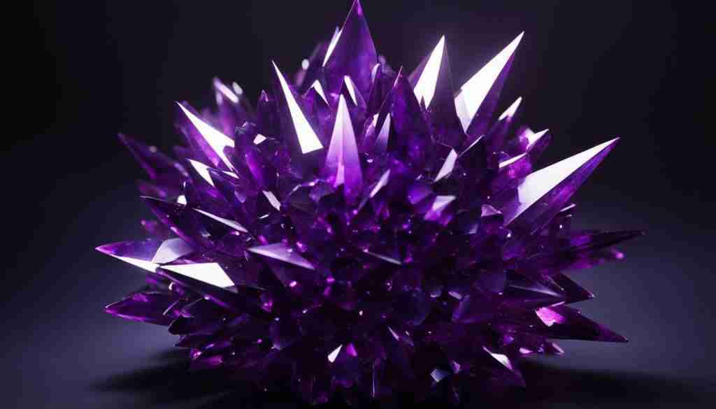 purple crystals for mental focus