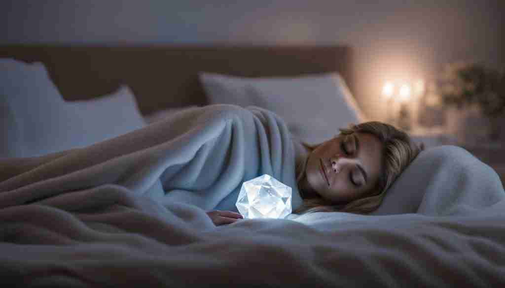 sleep aid with silver crystals