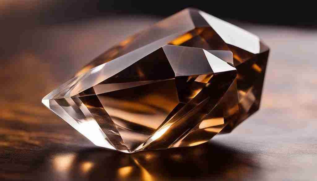smoky quartz crystal